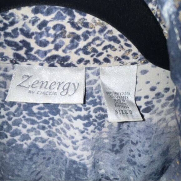 Chico’s Zenergy Zipper Front Lightweight Jacket Chicos - Picture 3 of 9